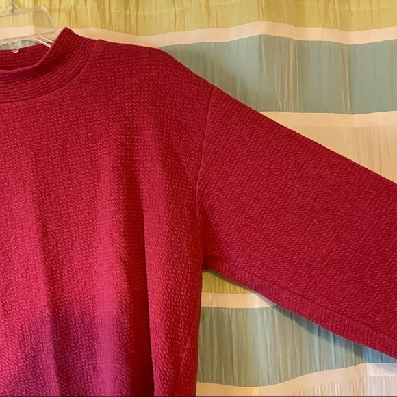 June & Hudson Cropped Sweater Mock Neck Sz Small - Picture 6 of 7